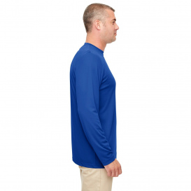 UltraClub 8622 Men\'s Cool & Dry Performance Long Sleeve Top - Royal