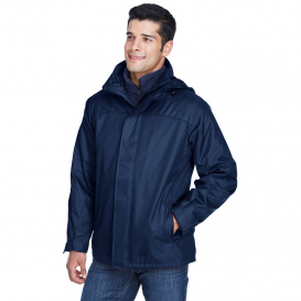 North End 88130 Adult 3-in-1 Jacket - Midnight Navy