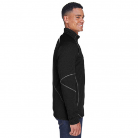 North End 88175 Catalyst Performance Fleece 1/4-Zip - Black
