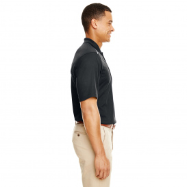 Core 365 88181R Men\'s Radiant Performance Pique Polo with Reflective Piping - Black