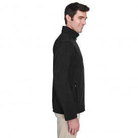 Core 365 88184 Men\'s Cruise Two-Layer Fleece Bonded Soft Shell Jacket - Black