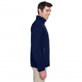 Core 365 88184T Men\'s Tall Cruise Two-Layer Fleece Bonded Soft Shell Jacket - Classic Navy