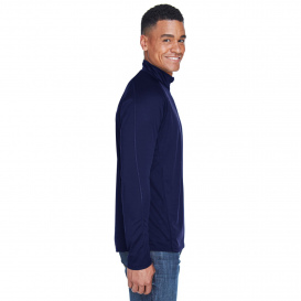 North End 88187 Men\'s Radar Quarter-Zip Performance Long Sleeve Top - Classic Navy