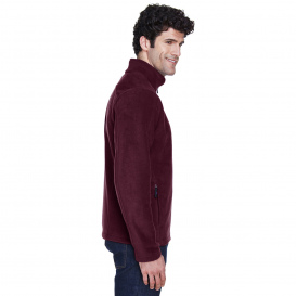 Core 365 88190 Men\'s Journey Fleece Jacket - Burgundy
