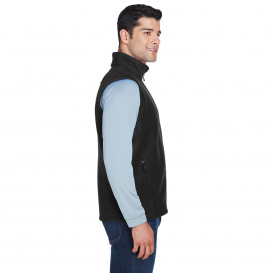 Core 365 88191 Men\'s Journey Fleece Vest - Black