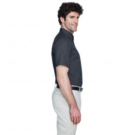 Core 365 88194 Men\'s Optimum Short-Sleeve Twill Shirt - Carbon