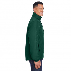 Core 365 88224 Men\'s Profile Fleece-Lined All-Season Jacket - Forest