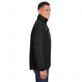 Core 365 88224T Men's Tall Profile Fleece-Lined All-Season Jacket - Black
