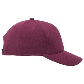 Team 365 ATB100 Flexfit Adult Cool & Dry Mini Pique Performance Cap - Sport Maroon