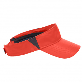 Core 365 CE002 Adult Drive Performance Visor - Campus Orange/Carbon