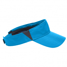 Core 365 CE002 Adult Drive Performance Visor - Electric Blue/Carbon