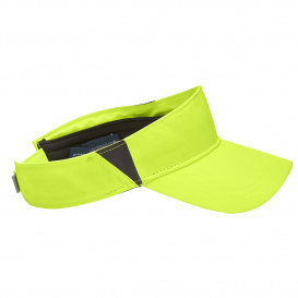 Core 365 CE002 Adult Drive Performance Visor - Safety Yellow/Carbon