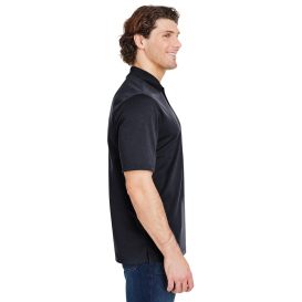 Core 365 CE104 Market Snag Protect Mesh Polo - Black