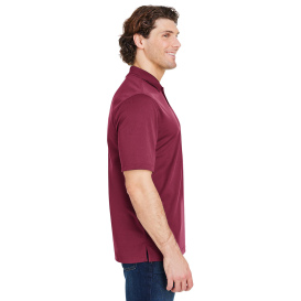 Core 365 CE104 Market Snag Protect Mesh Polo - Burgundy
