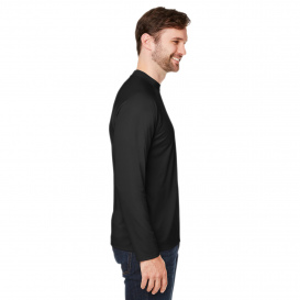 Core 365 CE110 Unisex Ultra UVP Long-Sleeve Raglan T-Shirt - Black