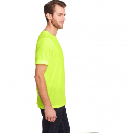 Core 365 CE111T Adult Tall Fusion ChromaSoft Performance T-Shirt - Safety Yellow