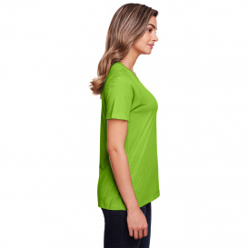 Core 365 CE111W Ladies Fusion ChromaSoft Performance T-Shirt - Acid Green