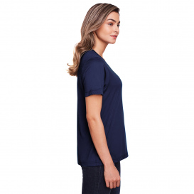 Core 365 CE111W Ladies Fusion ChromaSoft Performance T-Shirt - Classic Navy