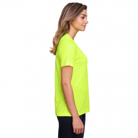 Core 365 CE111W Ladies Fusion ChromaSoft Performance T-Shirt - Safety Yellow