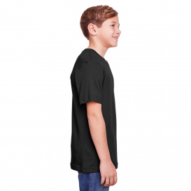 Core 365 CE111Y Youth Fusion ChromaSoft Performance T-Shirt - Black