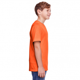Core 365 CE111Y Youth Fusion ChromaSoft Performance T-Shirt - Campus Orange