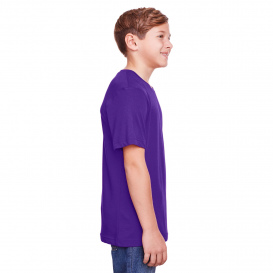 Core 365 CE111Y Youth Fusion ChromaSoft Performance T-Shirt - Campus Purple