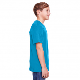 Core 365 CE111Y Youth Fusion ChromaSoft Performance T-Shirt - Electric Blue