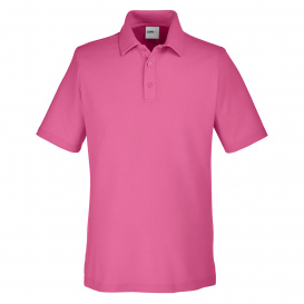 Core 365 CE112 Men's Fusion ChromaSoft Pique Polo - Charity Pink