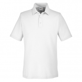Core 365 CE112 Men's Fusion ChromaSoft Pique Polo - White