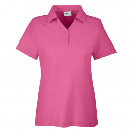 Core 365 CE112W Ladies Fusion ChromaSoft Pique Polo - Charity Pink