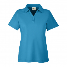 Core 365 CE112W Ladies Fusion ChromaSoft Pique Polo - Electric Blue