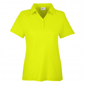 Core 365 CE112W Ladies Fusion ChromaSoft Pique Polo - Safety Yellow