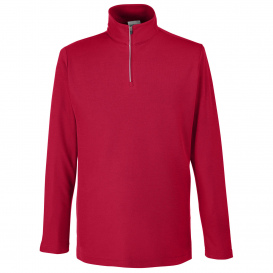 Core 365 CE405 Men\'s Fusion ChromaSoft Pique Quarter-Zip - Classic Red