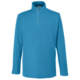 Core 365 CE405 Men\'s Fusion ChromaSoft Pique Quarter-Zip - Electric Blue