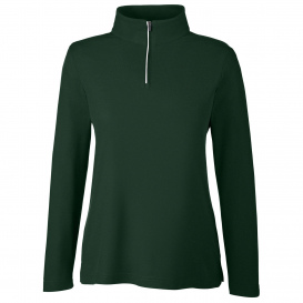 Core 365 CE405W Ladies Fusion ChromaSoft Pique Quarter-Zip - Forest