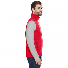 Core 365 CE701 Men\'s Cruise Two-Layer Fleece Bonded Soft Shell Vest - Classic Red
