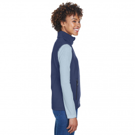 Core 365 CE701W Ladies Cruise Two-Layer Fleece Bonded Soft Shell Vest - Classic Navy