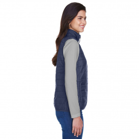 Core 365 CE702W Ladies Prevail Packable Puffer Vest - Classic Navy