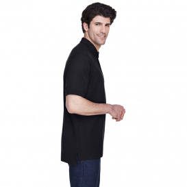 Devon & Jones D100 Men\'s Pima Pique Short Sleeve Polo - Black