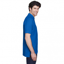 Devon & Jones D100 Men\'s Pima Pique Short Sleeve Polo - French Blue