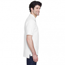 Devon & Jones D100 Men's Pima Pique Short Sleeve Polo - White