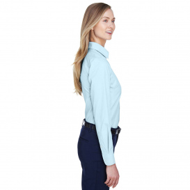 Devon & Jones D620W Ladies Crown Woven Collection Solid Broadcloth - Crystal Blue