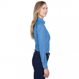 Devon & Jones D620W Ladies Crown Woven Collection Solid Broadcloth - French Blue