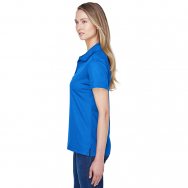 Devon & Jones DG20W CrownLux Performance Ladies Plaited Polo - French Blue