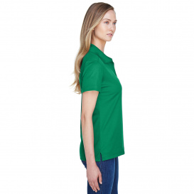 Devon & Jones DG20W CrownLux Performance Ladies Plaited Polo - Kelly Green