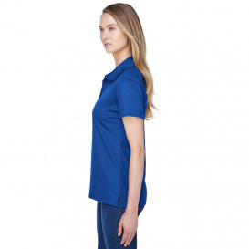 Devon & Jones DG20W CrownLux Performance Ladies Plaited Polo - True Royal