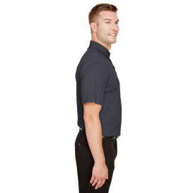 Devon & Jones DG22 CrownLux Performance Address Melange Polo - Black Heather