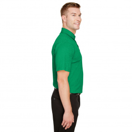 Devon & Jones DG22 CrownLux Performance Address Melange Polo - Kelly Green Heather