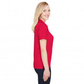 Devon & Jones DG22W CrownLux Performance Ladies Address Melange Polo - Red Heather