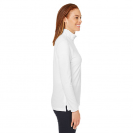 Devon & Jones DG400W New Classics Ladies Performance Quarter-Zip -White